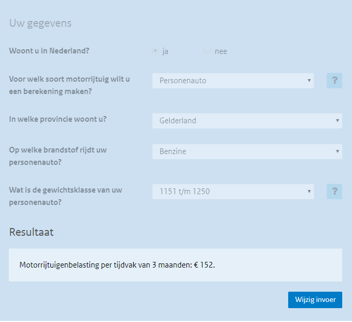 motorrijtuigenbelasting